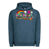 Pigment Midnight Navy childcare life Urban Hoodie - NancyCooperArtShop