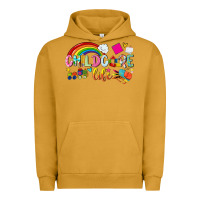 Pigment Peanut Butter childcare life Urban Hoodie - NancyCooperArtShop