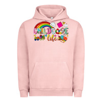 Pigment Salmon childcare life Urban Hoodie - NancyCooperArtShop