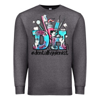 Charcoal Heather d h dental hygienist Premium Sweatshirt - AdoDesignShop