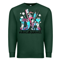 Sports Green d h dental hygienist Premium Sweatshirt - AdoDesignShop