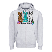 Western Happy Easter Peeps Zipper Hoodie | Teevron