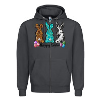 Smoke Western happy easter peeps Zipper Hoodie - Neo Western