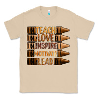 Mushroom teach love inspire motivate lead Classic Tee - Zillion Design Studio