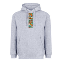 Heather Grey Fall Gnomes Heavyweight Hoodie - Artiststas