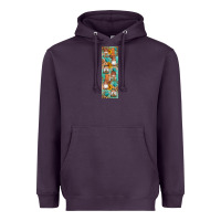 Plum Fall Gnomes Heavyweight Hoodie - Artiststas