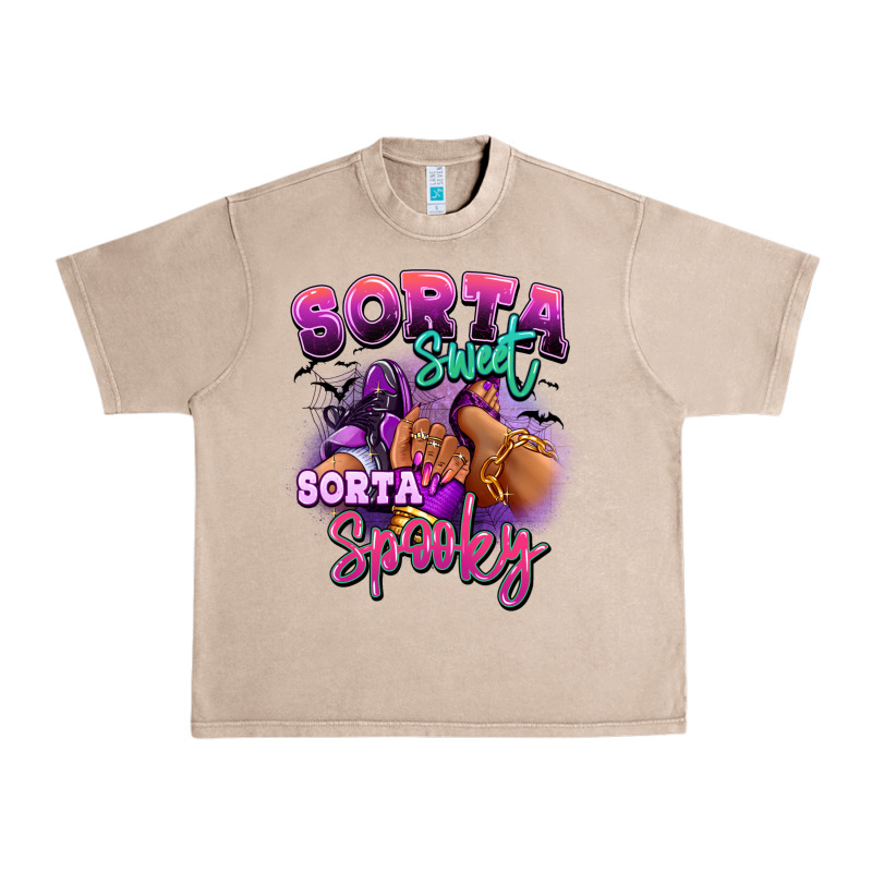 Sorta Sweet Sorta Spooky Sneaker And Heel Afro Wom Urban Heavy Tee by RanaPortraitStore | Teevron