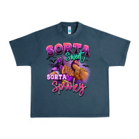 Midnight Navy Sorta sweet sorta spooky sneaker and heel afro wom Urban Heavy Tee - RanaPortraitStore