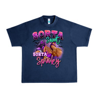 Navy Sorta sweet sorta spooky sneaker and heel afro wom Urban Heavy Tee - RanaPortraitStore
