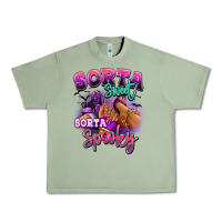 Oil Green Sorta sweet sorta spooky sneaker and heel afro wom Urban Heavy Tee - RanaPortraitStore