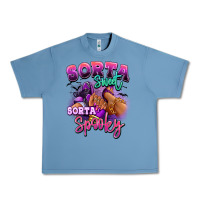 Pebble Blue Sorta sweet sorta spooky sneaker and heel afro wom Urban Heavy Tee - RanaPortraitStore