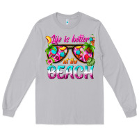 Moon Dust life is better at the beach Long Sleeve Tee - texasbilliewilder