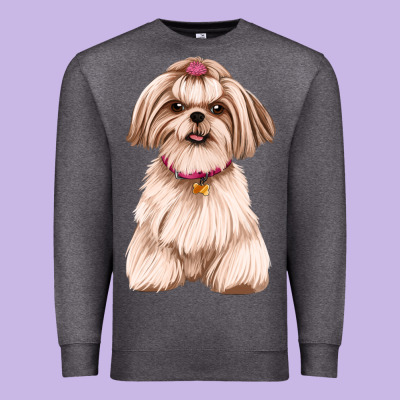 Shih Tzu Premium Sweatshirt Designed By Artiststas