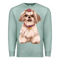 Seafoam shih tzu Premium Sweatshirt - Artiststas