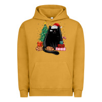Pigment Peanut Butter christmas black cat Urban Hoodie - MaliasSmallBusiness