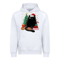 White christmas black cat Urban Hoodie - MaliasSmallBusiness