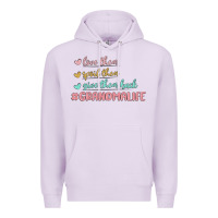Lilac grandma life Premium Hoodie - MaliasSmallBusiness