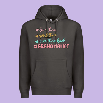 Grandma Life Premium Hoodie Designed By Maliassmallbusiness