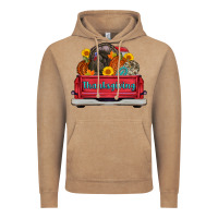 Vintage Coffee thanksgiving truck turkey pumpkin Vintage Hoodie - AdoDesignShop
