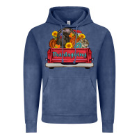 Vintage Denim thanksgiving truck turkey pumpkin Vintage Hoodie - AdoDesignShop