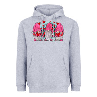 Heather Grey gnomies valentines day Heavyweight Hoodie - JahusDesignShop