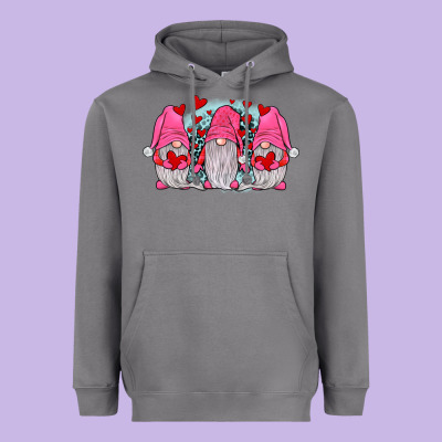 Gnomies Valentines Day Heavyweight Hoodie Designed By Jahusdesignshop