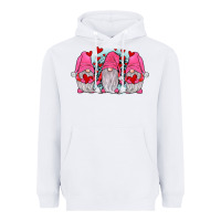 White gnomies valentines day Heavyweight Hoodie - JahusDesignShop