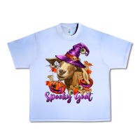 Grape Ice Spooky Goat Urban Heavy Tee - RanaPortraitStore
