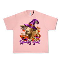 Salmon Spooky Goat Urban Heavy Tee - RanaPortraitStore