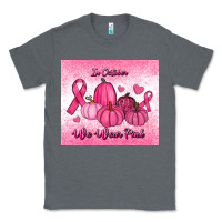 Charcoal Heather in october we wear pink pumpkin Classic Tee - RanaPortraitStore