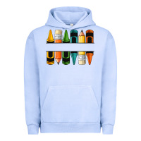 Pigment Grape Ice custom crayons with pencil Urban Hoodie - NancyCooperArtShop
