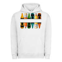 Pigment Lunar Rock custom crayons with pencil Urban Hoodie - NancyCooperArtShop