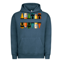 Pigment Midnight Navy custom crayons with pencil Urban Hoodie - NancyCooperArtShop