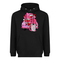 Black farm truck,gnomies valentines Heavyweight Hoodie - JahusDesignShop