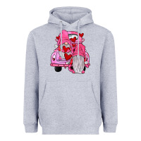 Heather Grey farm truck,gnomies valentines Heavyweight Hoodie - JahusDesignShop