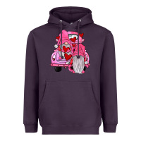 Plum farm truck,gnomies valentines Heavyweight Hoodie - JahusDesignShop