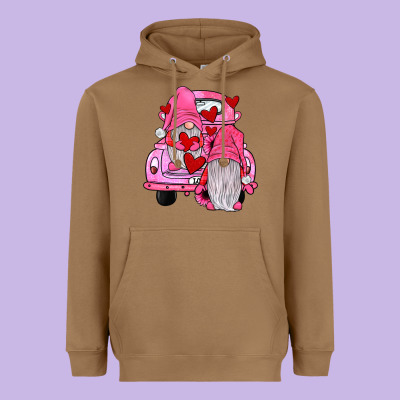 Farm Truck,gnomies Valentines Heavyweight Hoodie Designed By Jahusdesignshop