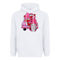White farm truck,gnomies valentines Heavyweight Hoodie - JahusDesignShop