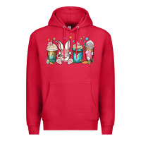 Cardinal easter coffee cups Premium Hoodie - MaliasSmallBusiness