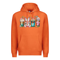 Carrot easter coffee cups Premium Hoodie - MaliasSmallBusiness