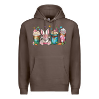 Coffee easter coffee cups Premium Hoodie - MaliasSmallBusiness