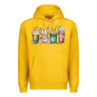 Lemon easter coffee cups Premium Hoodie - MaliasSmallBusiness