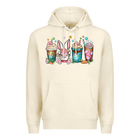 Sandshell easter coffee cups Premium Hoodie - MaliasSmallBusiness