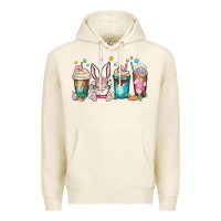 Tofu easter coffee cups Premium Hoodie - MaliasSmallBusiness