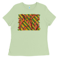 Matcha mardi gras crawfish background Ladies Tee - BarkalooDesign