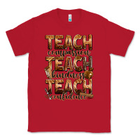 Red teach compassion teach kindness teach confidence Classic Tee - Zillion Design Studio