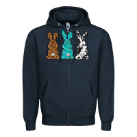 Navy Western Happy Easter peeps Zipper Hoodie - Neo Western