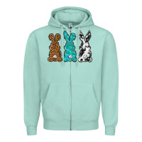Western Happy Easter Peeps Zipper Hoodie | Teevron