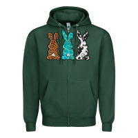 Sports Green Western Happy Easter peeps Zipper Hoodie - Neo Western