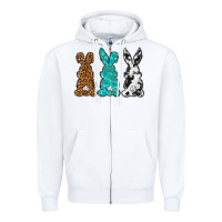 White Western Happy Easter peeps Zipper Hoodie - Neo Western